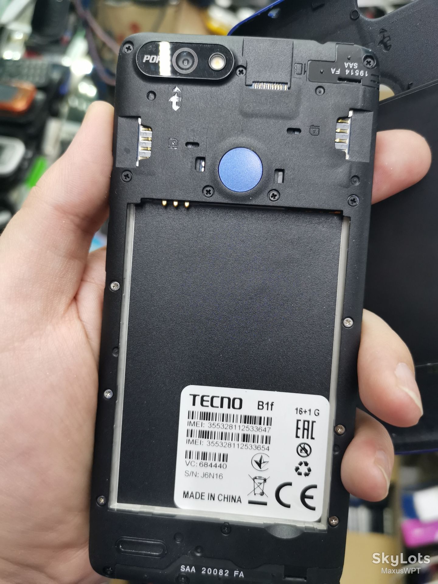 #105 Sklad Tecno POP2F B1F blue - фото фото фото 3