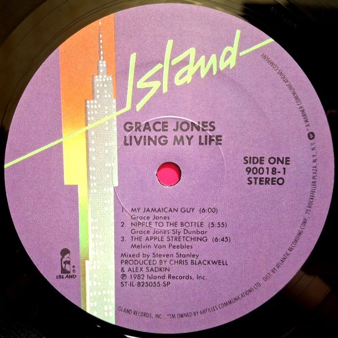 Grace Jones - Living My Life - 1982.  (LP). 12. Vinyl. Пластинка. USA. - фото фото фото 5