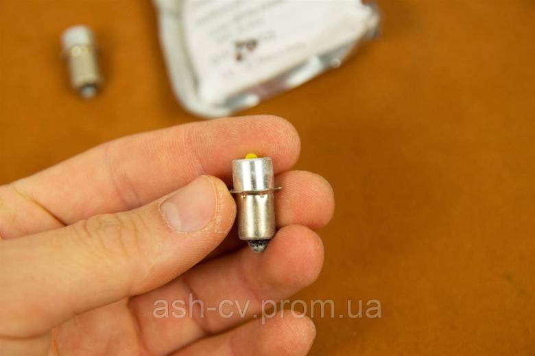 Лампочка, для, ліхтарика, 4-24V, 3W, LED, P13.5, P13.5S, PR2 - фото фото фото 2