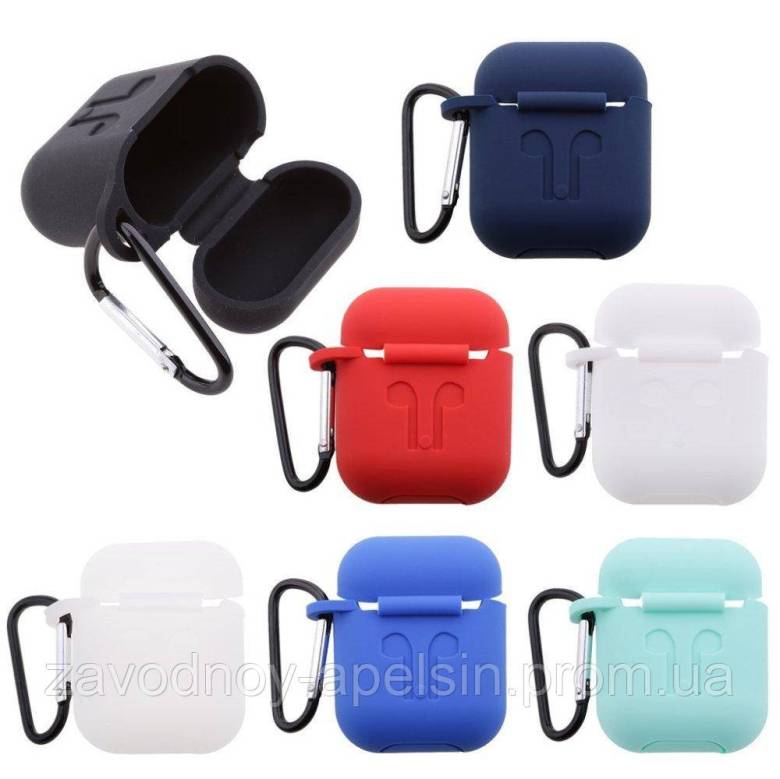 Чехол наушников AirPods 2 силиконовый (на выбор) - фото фото фото 0