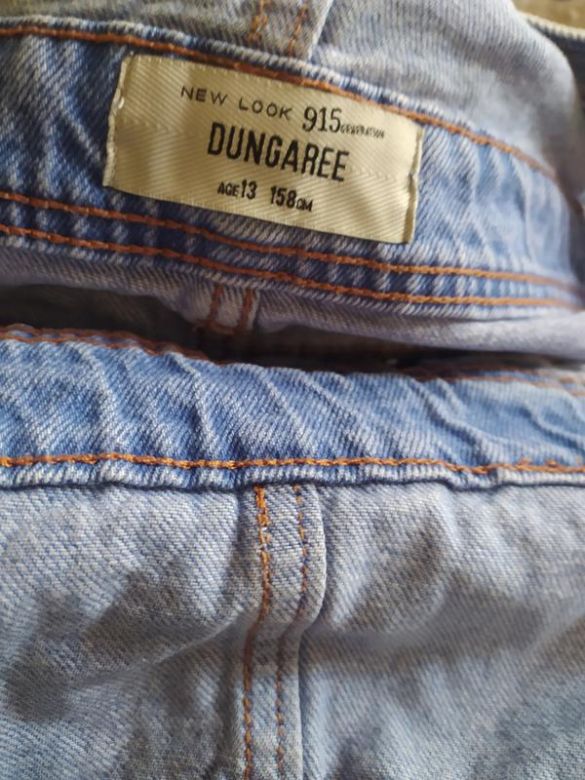 Джинсовий комбінезон шорти dungaree - фото фото фото 2