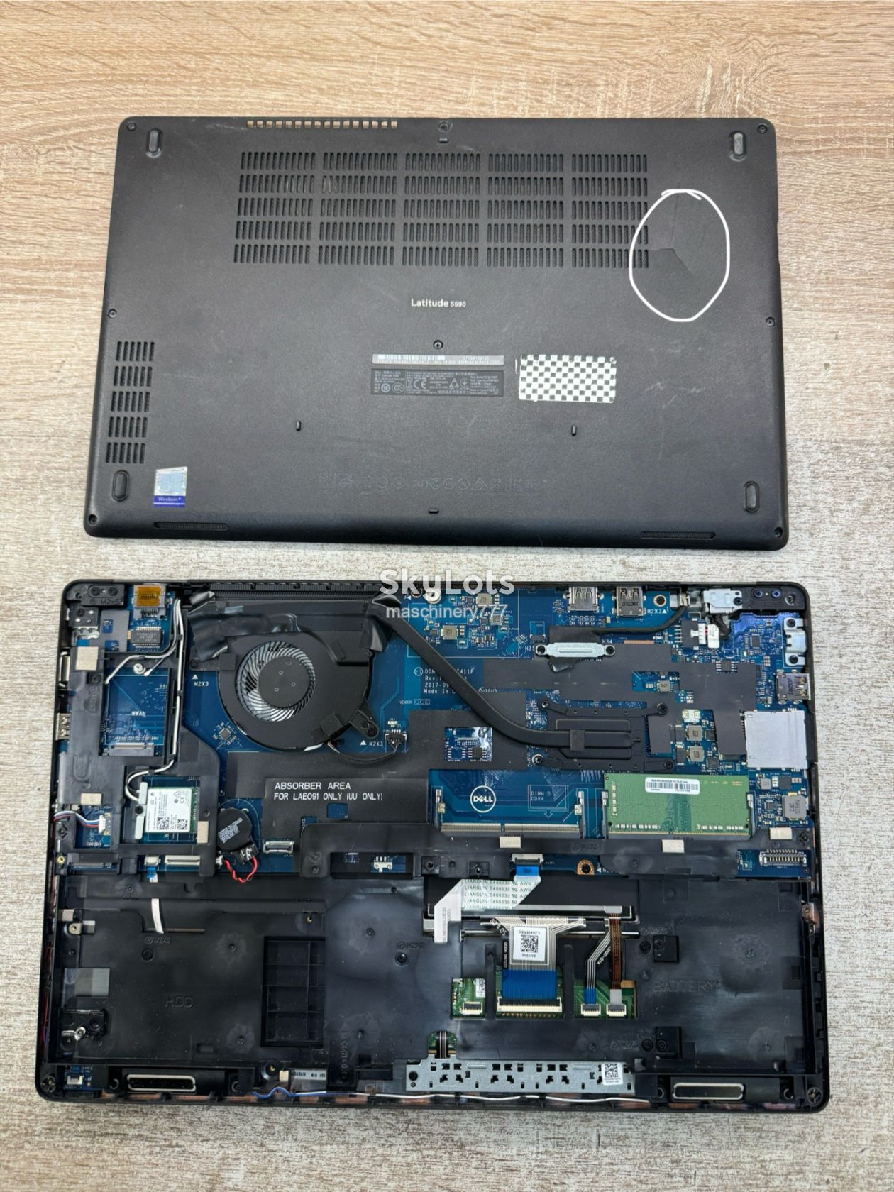 Dell Latitude E5590-intel core i5-7gen-4gb ram ddr4-№ss274 - фото фото фото 7