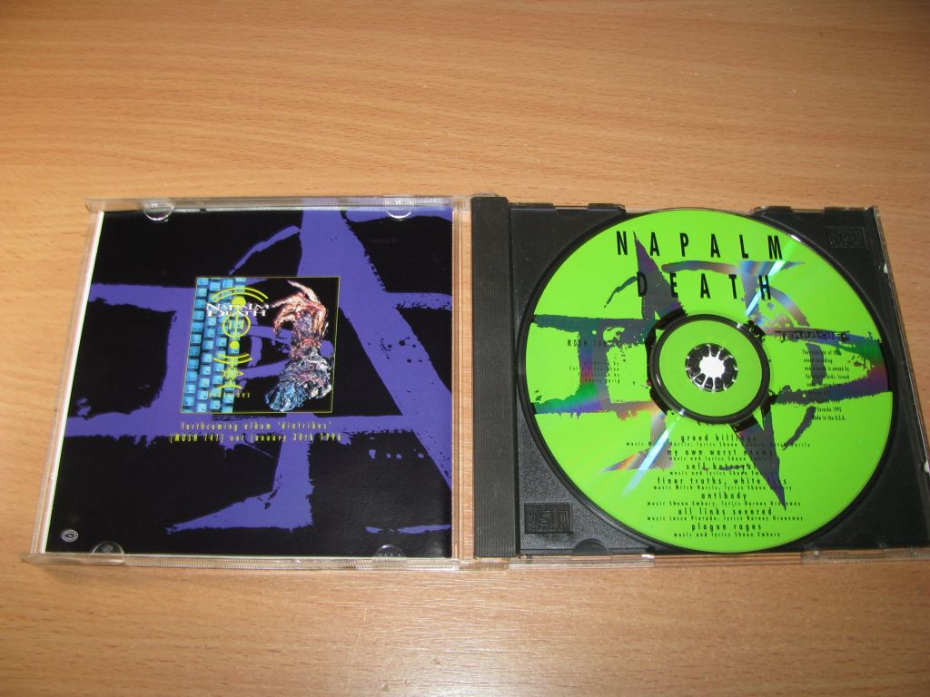 NAPALM DEATH - Diatribes  (1995 Earache 1st press,USA) - фото фото фото 1