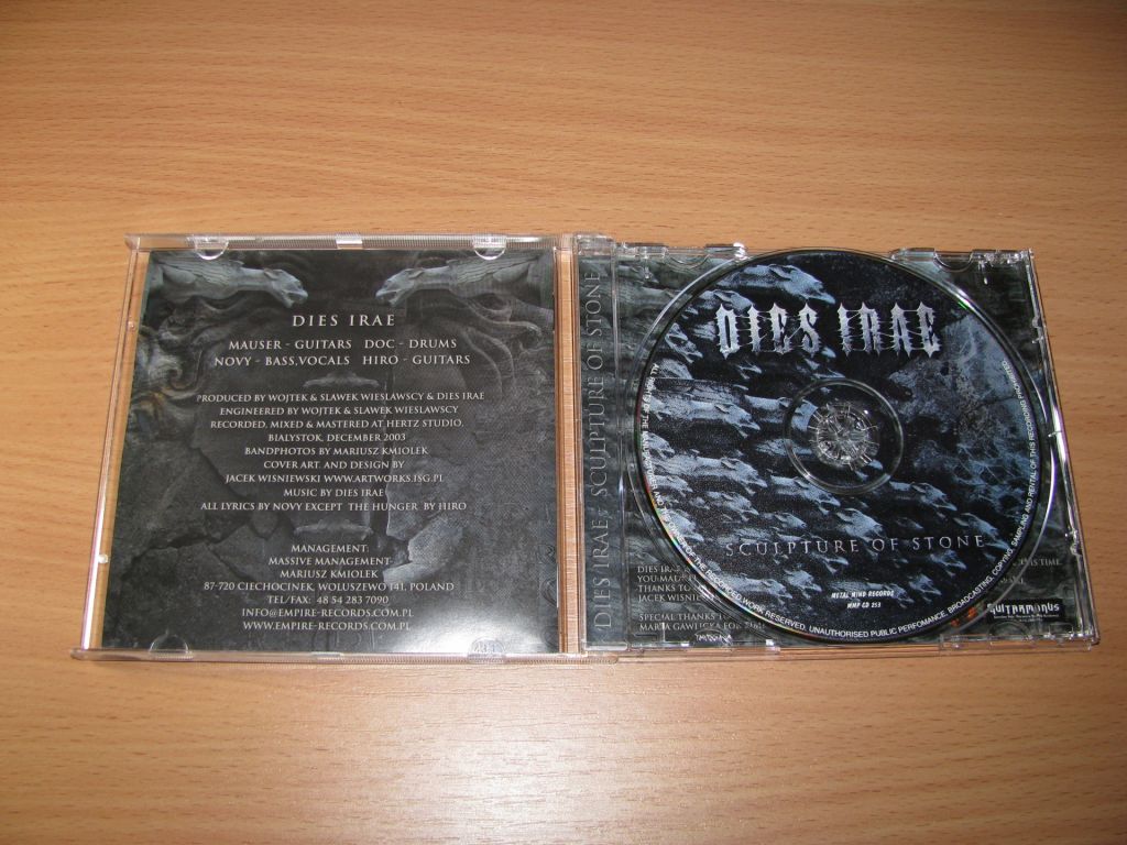 DIES IRAE - Sculpture Of Stone    (2004 Metal Mind 1st press) - фото фото фото 1