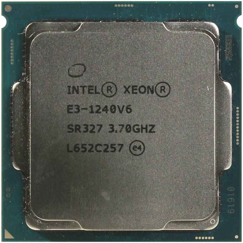 Процесор Intel Xeon e3 1240 v6 3.7-4.1 GHz, LGA1151 72W Б/В - фото фото фото 0