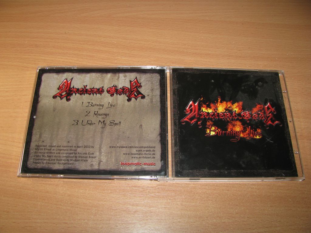 ANCIENT GODS - Burning Lies  (2010 Seff-press,Germany) - фото фото фото 0