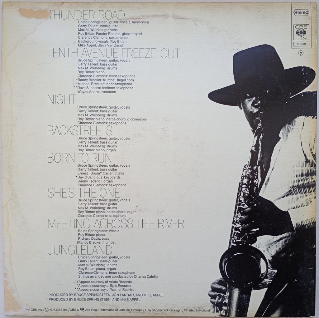 BRUCE SPRINGSTEEN  Born To Run LP VG++/VG - фото фото фото 2
