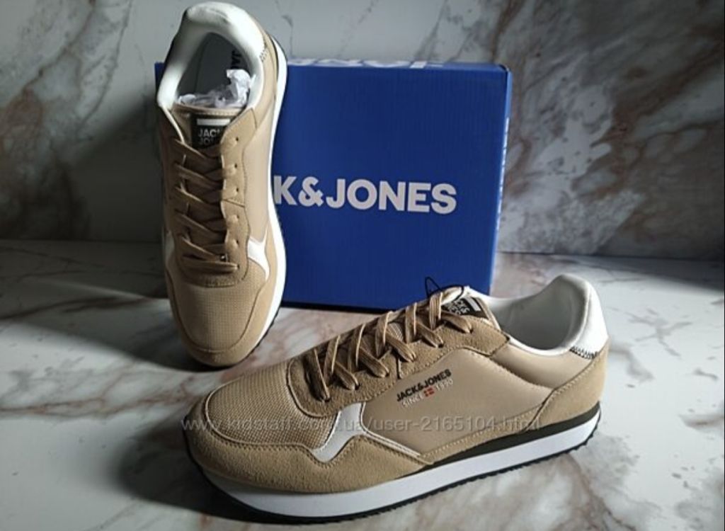 Кроссовки Jack&amp;Jones 44р бежевые - фото фото фото 5