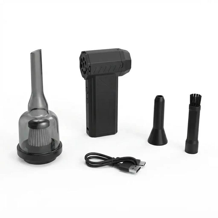 Портативний турбофен USB, турбовентилятор 5000 мАч - фото фото фото 1