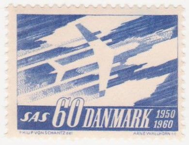 Дания   1961 г. №  392 А ** - фото фото фото 0