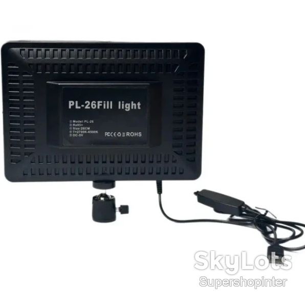 Студийная светодиодная LED лампа RIAS PL-26 23х16см USB - фото фото фото 6