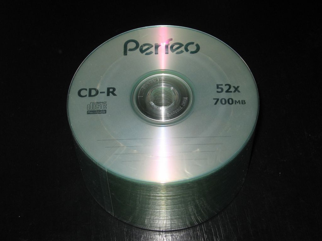 PERFEO 50 дисков CD-R 700 MB / 80 min / 52x.Тайвань. - фото фото фото 1