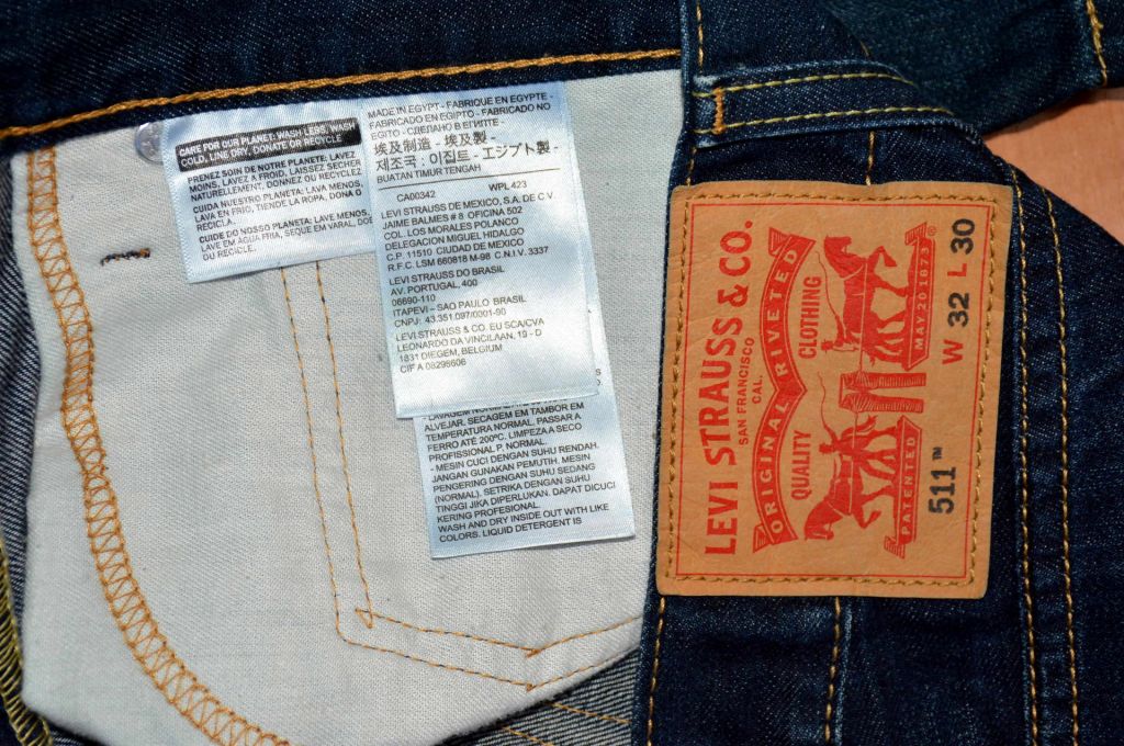 Джинси LEVIS 511 original W32 L30 сток Y18-Z1-4 - фото фото фото 7