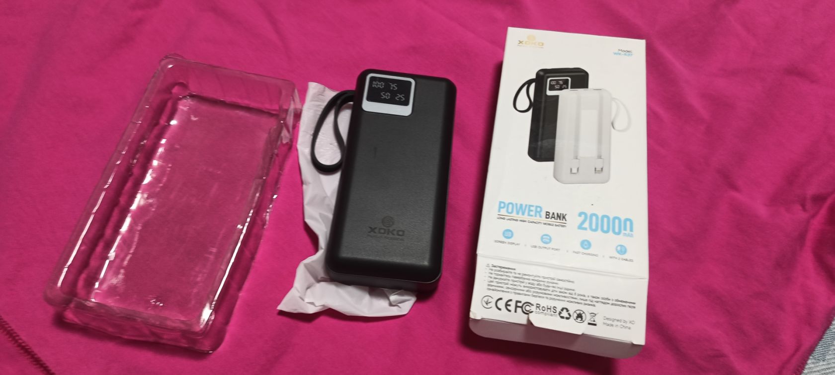 павербанк Power Bank XоKо 20000 mAh - фото фото фото 0