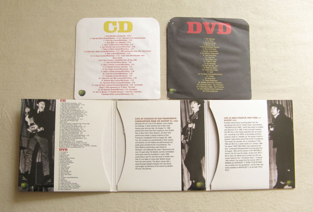 CD+DVD Beatles. Live at Shea Stadium. 1965/2005. - фото фото фото 5