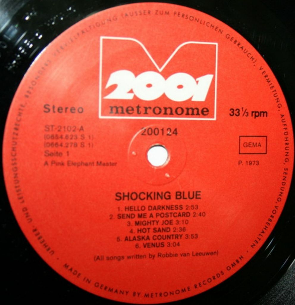 Shocking Blue - Shocking Blue's Best - 1968-73.   (LP). 12. Vinyl. Пластинка. Germany. - фото фото фото 2