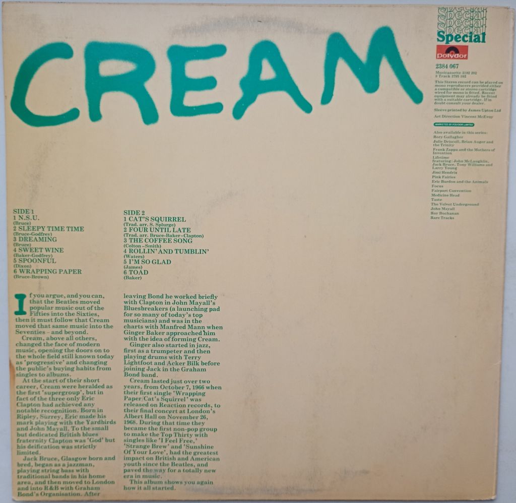 CREAM LP VG - фото фото фото 1