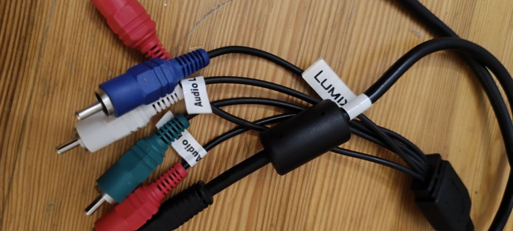 Кабель-адаптер LUMIX Mini-USB - 5 X RCA аудіо,відео 2 метри - фото фото фото 1