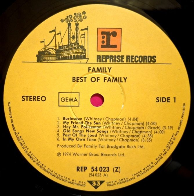 Family - Best Of Family - 1968-73.  (LP). 12. Vinyl. Пластинка. Germany. - фото фото фото 2