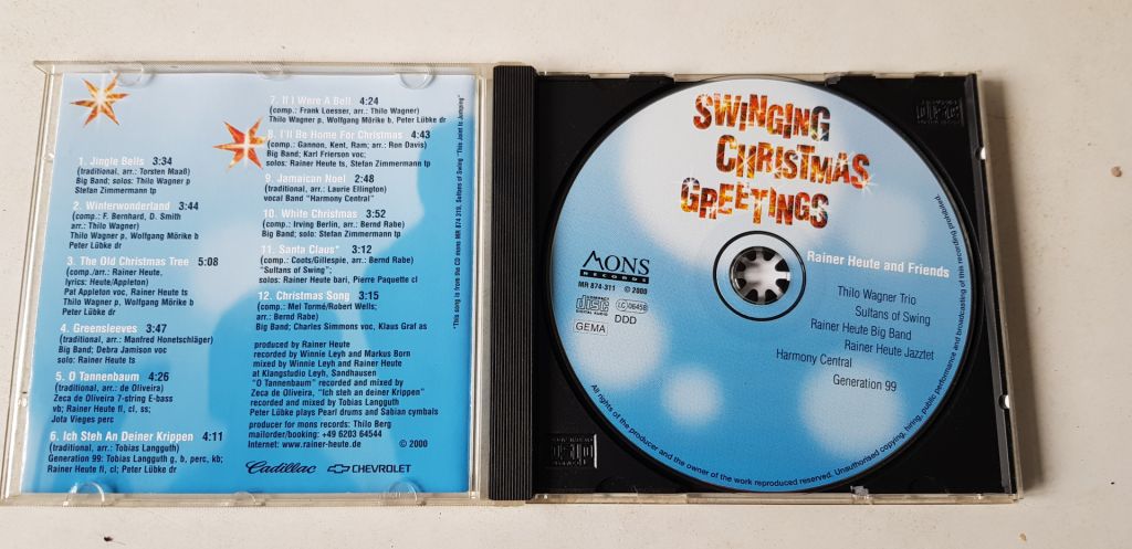 Swinging Christmas Greetings CD фірмовий - фото фото фото 2