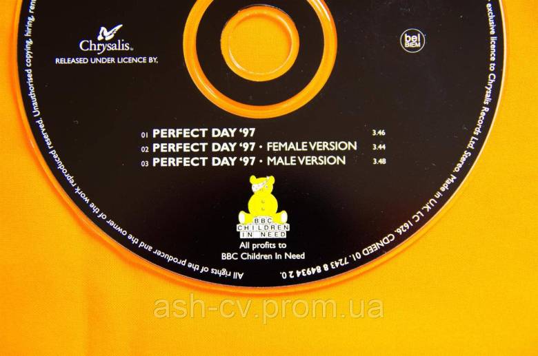 Музичний диск CD. PERFECT DAY - фото фото фото 2