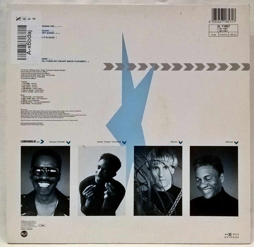 Londonbeat - Speak - 1988.   (LP). 12. Vinyl. Пластинка. Germany. - фото фото фото 2