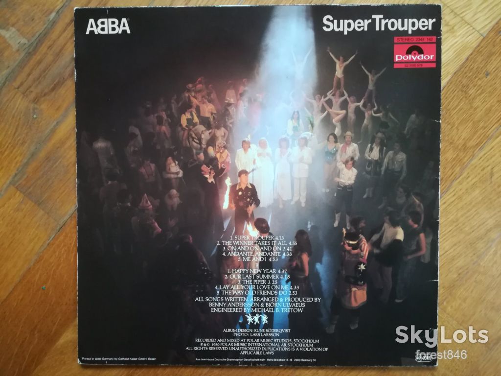 ABBA-Super trouper  (глянс. конв.)-Ex.+, Німеччина  (&amp;79) - фото фото фото 1
