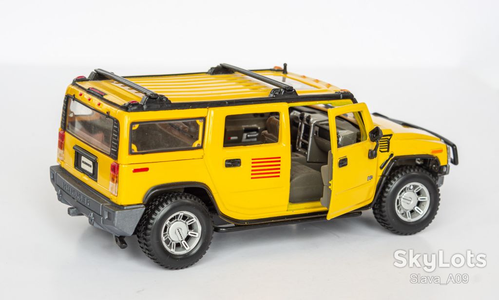 1:27 Hummer H2 2002-09 yellow, Maisto - фото фото фото 5
