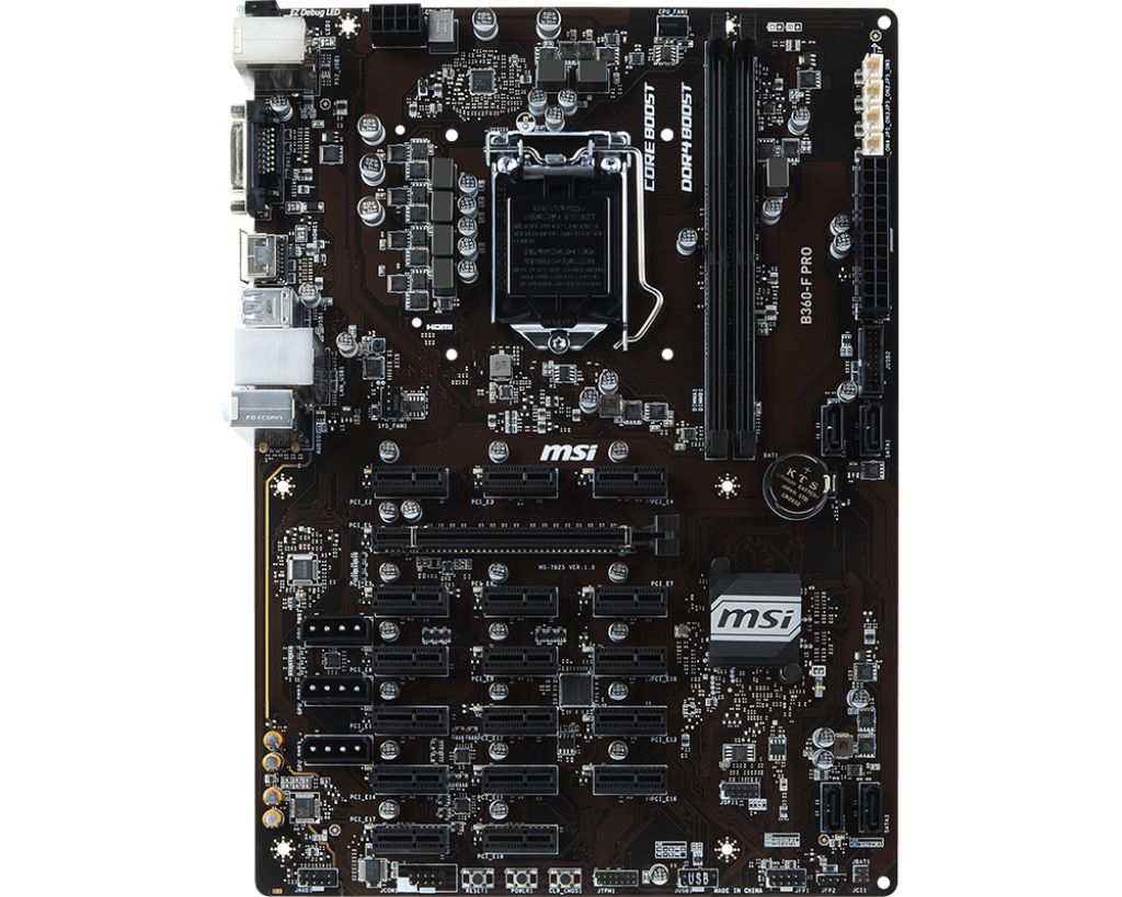Мать 1151 v2, MSI B360-F PRO , Intel B360 chipset - фото фото фото 1