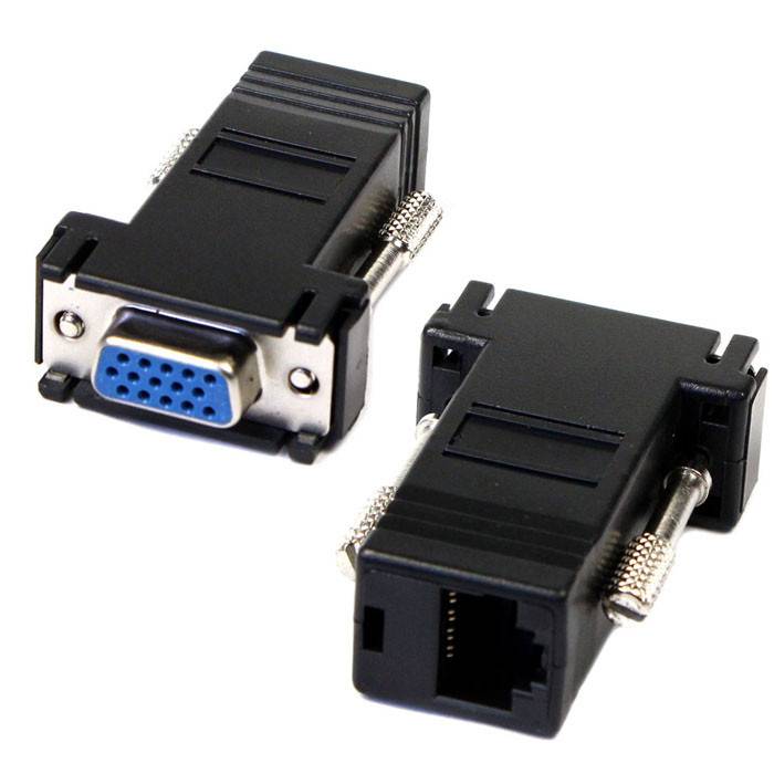 Адаптер з VGA на Rj45 для передачі відео на відстань - фото фото фото 0