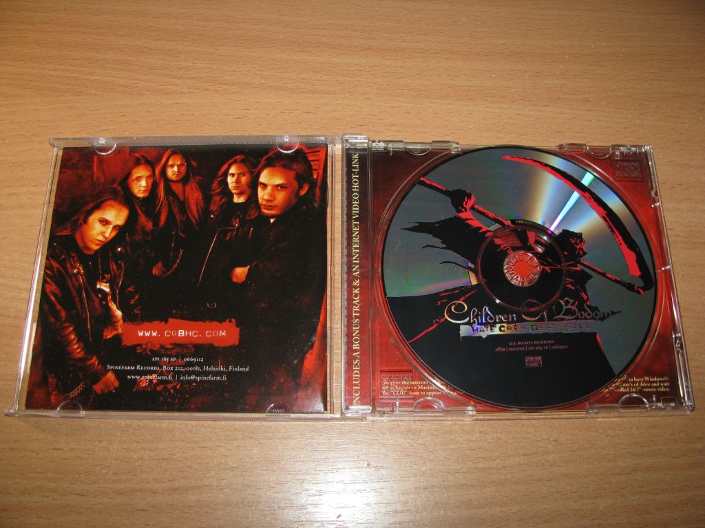 CHILDREN OF BODOM - Hate Crew Deathroll   (2003 Spinefarm 1st press Finland) - фото фото фото 1