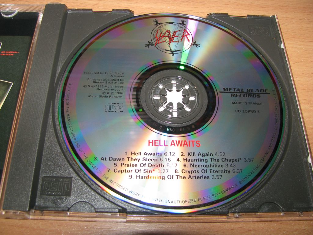 SLAYER - Hell Awaits  (1985 Music For Nations MPO) - фото фото фото 2