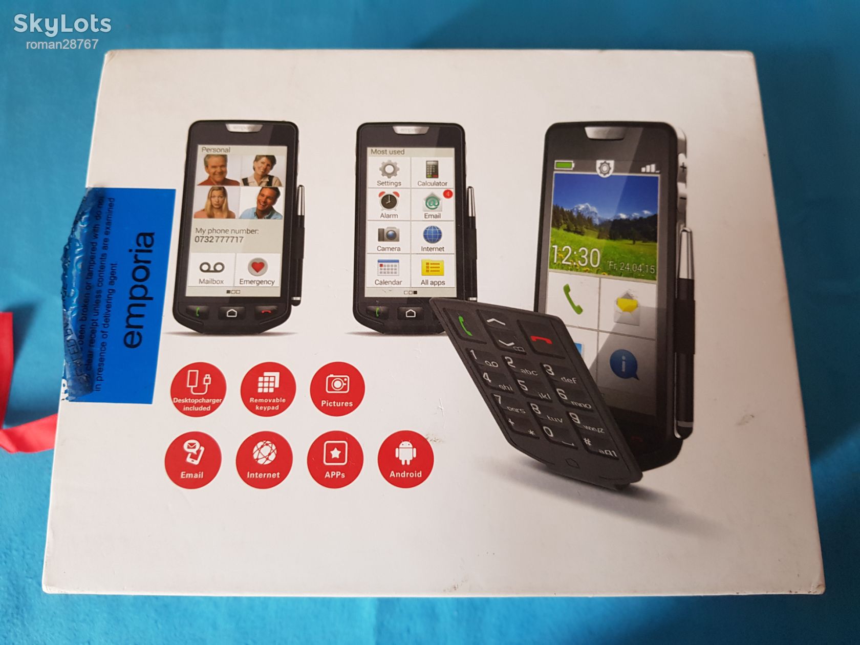 Мобільний телефон , смартфон Emporia Smart. З 1 грн. Німеччина. - фото фото фото 10