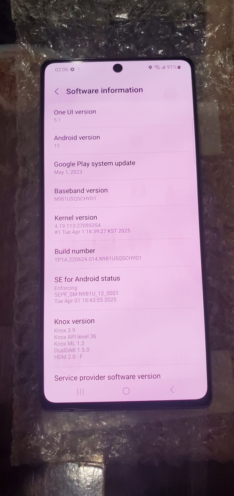 Samsung Note 20 5G, 6.7" 8/128Gb, середнє вигорання екрану - фото фото фото 2