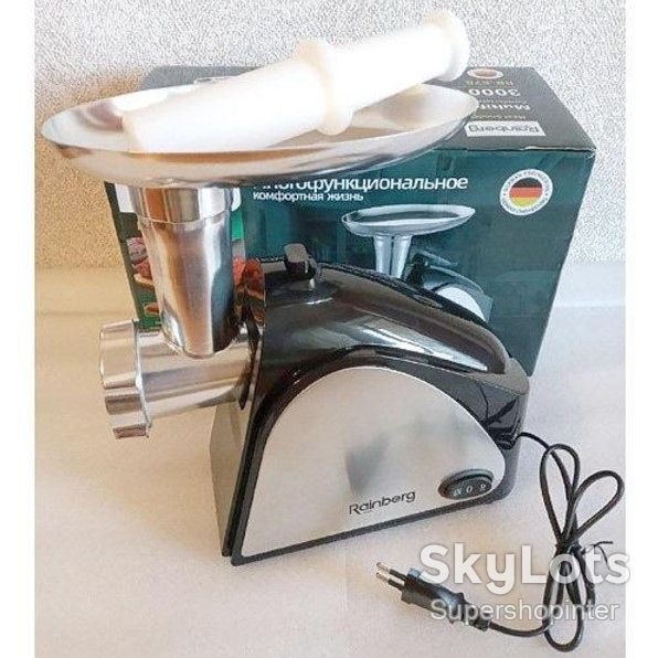 Мясорубка Rainberg RB-678 3000W + Насадка Для Колбас - фото фото фото 3