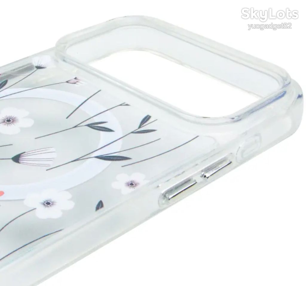 TPU+PC чохол Clear Garden with MagSafe для Apple iPhone 17 Pro  (6.3") - фото фото фото 3
