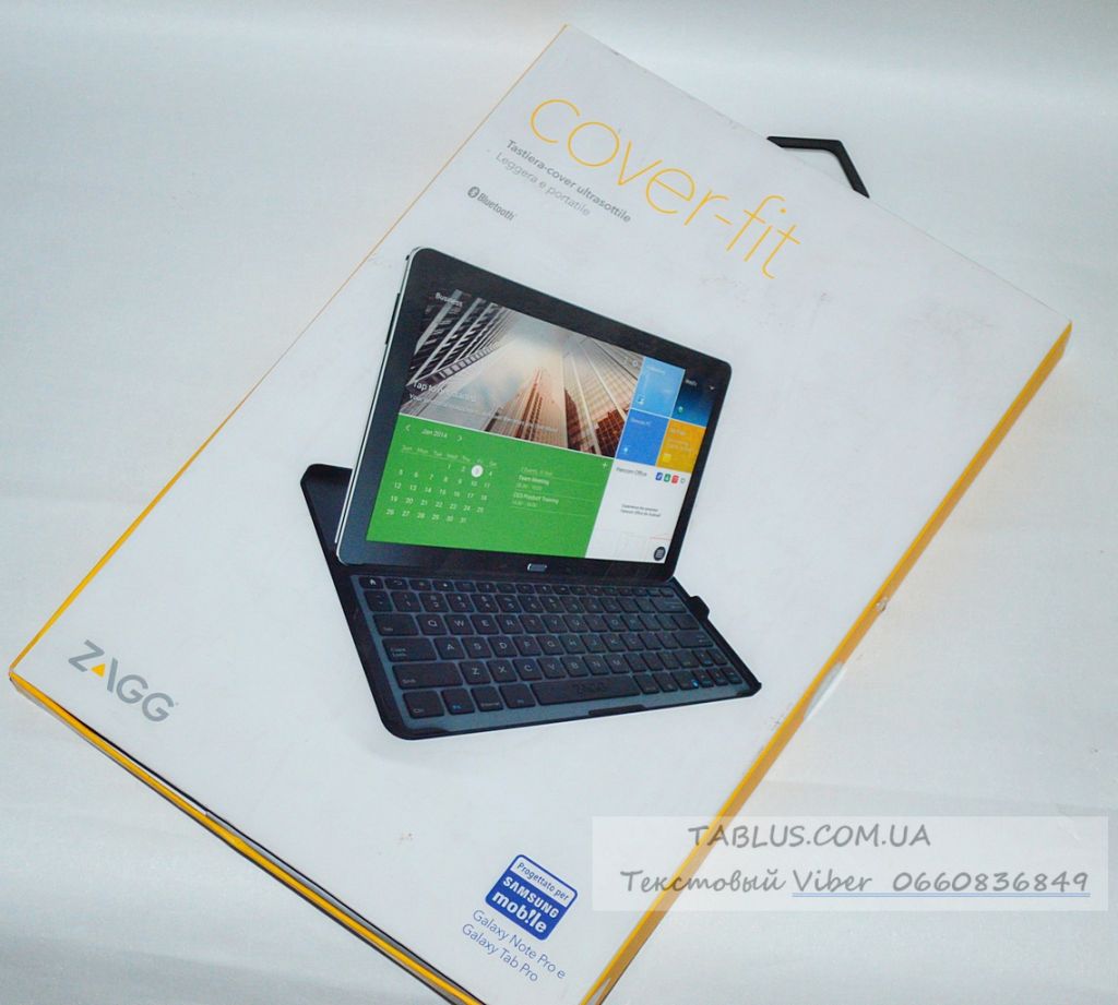 ZAGG Cover Fit - Bluetooth клавиатура - бампер для Samsung Galaxy Tab PRO - фото фото фото 0