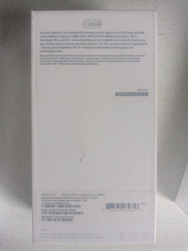 Коробка Iphone 6 plus 128GB - фото фото фото 1