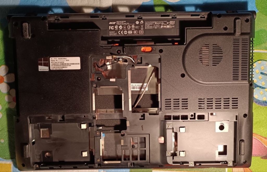Піддон корито для ноутбука Acer Aspire V3-771G - фото фото фото 0