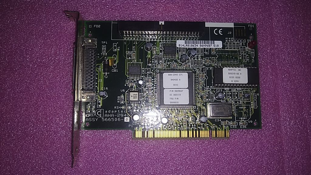 Контроллер плата FGTAHA2940 - Adaptec PCI SCSI Controller Card - фото фото фото 0