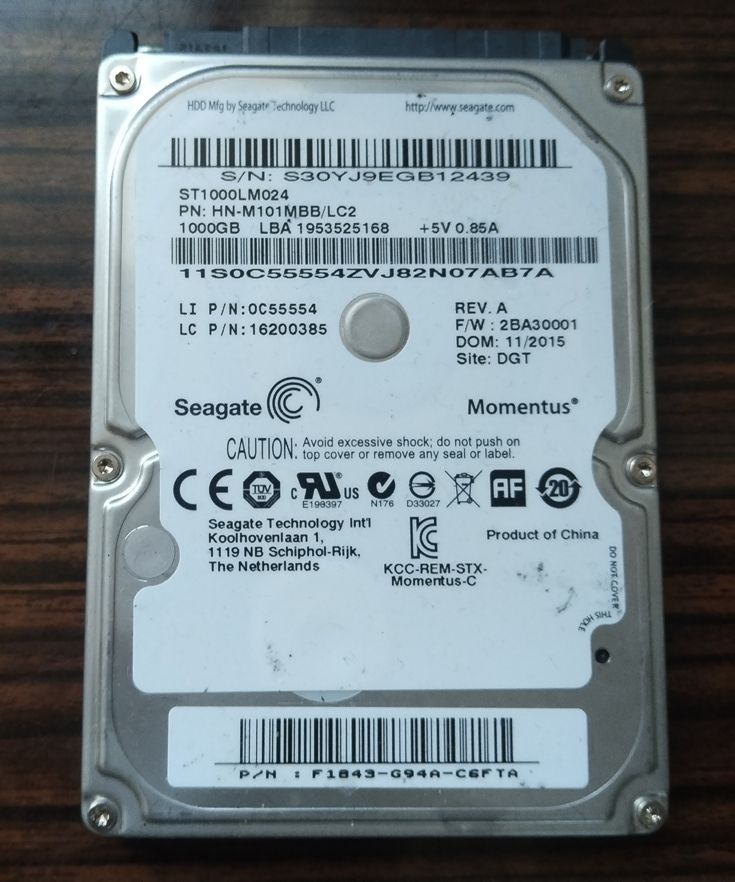 Жорсткий диск Seagate 1TB 2.5 SATA - фото фото фото 0