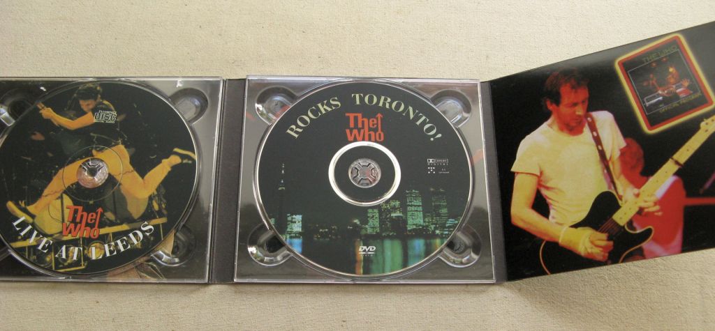 DJ-pack The Who. Rocks Toronto/Live At Leeds. DVD+CD. 1982/1970. - фото фото фото 3
