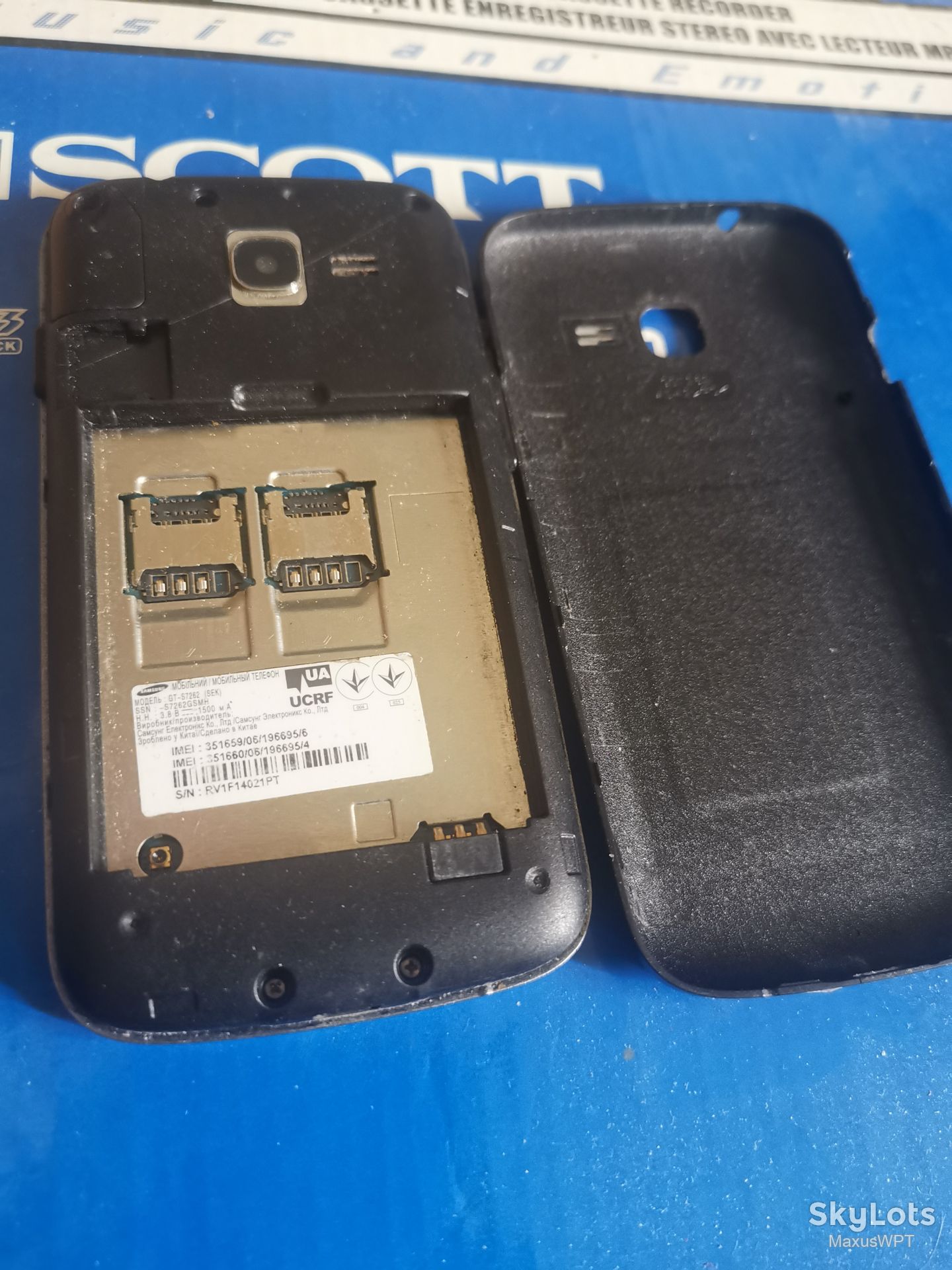 #470 Sklad Samsung S7262 blue - фото фото фото 2