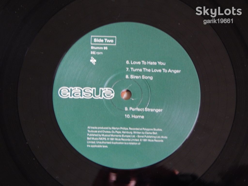 Erasure ‎– Chorus  (Mute ‎– Stumm 95, UK) insert EX+/NM- - фото фото фото 4