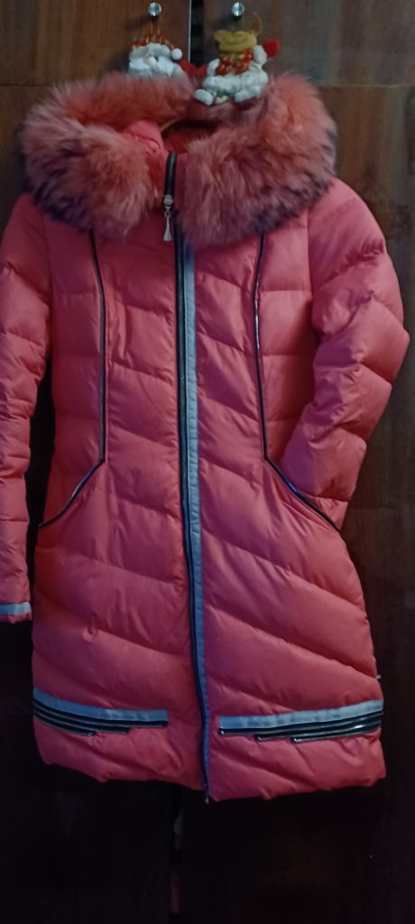 ПУХОВИК MONCLER НАТУР ОПУШКА - фото фото фото 0