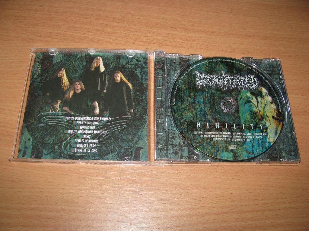 DECAPITATED - Nihility    (2001 Earache EU) - фото фото фото 1
