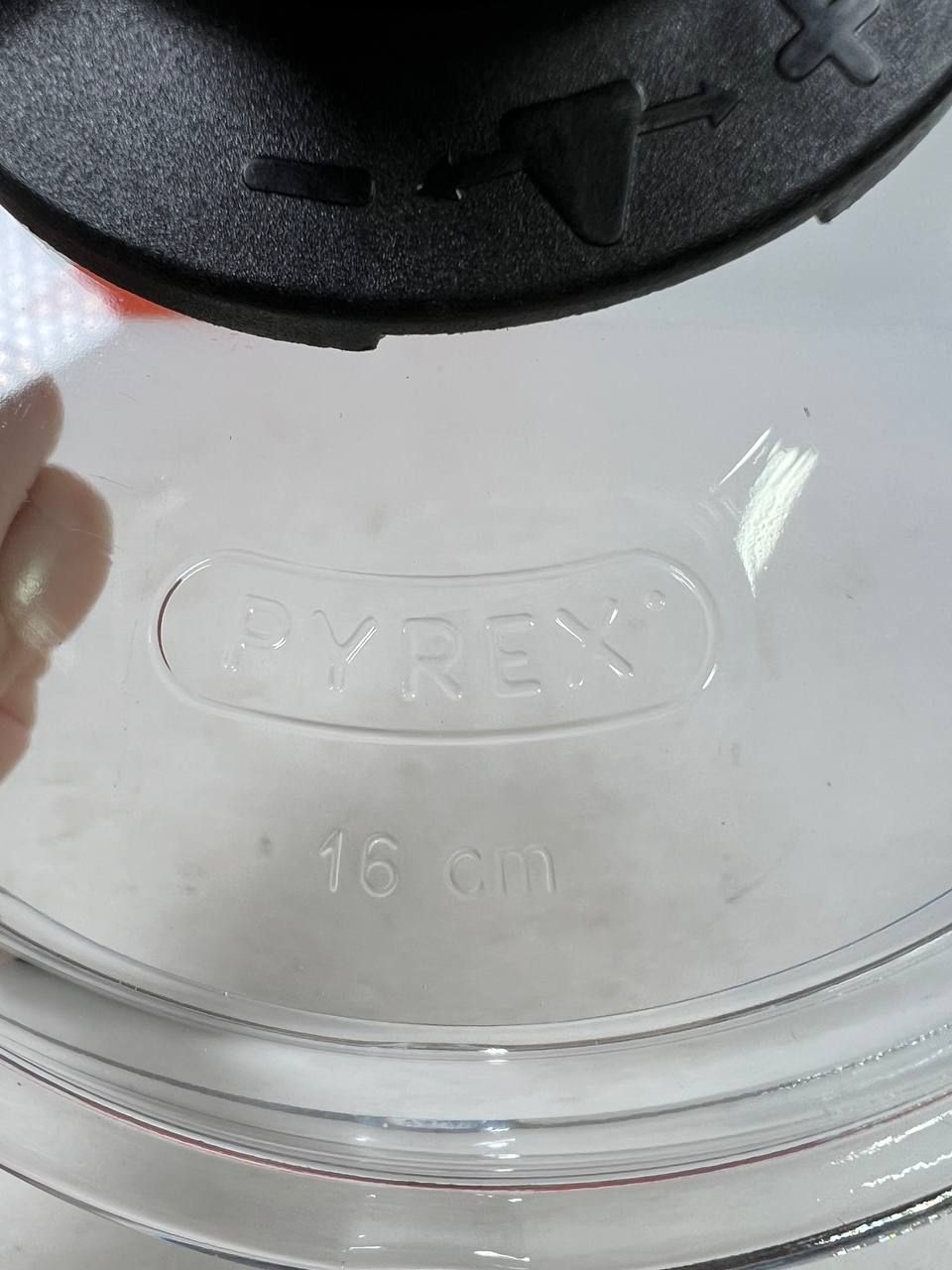 Лот № 15500 Скляна кришка Pyrex 16 см - фото фото фото 2