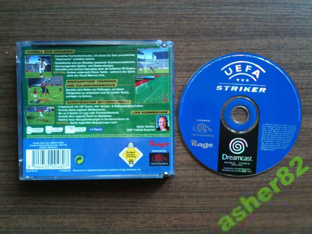 Игра на Dreamcast "UEFA Striker"       (PAL) - фото фото фото 1