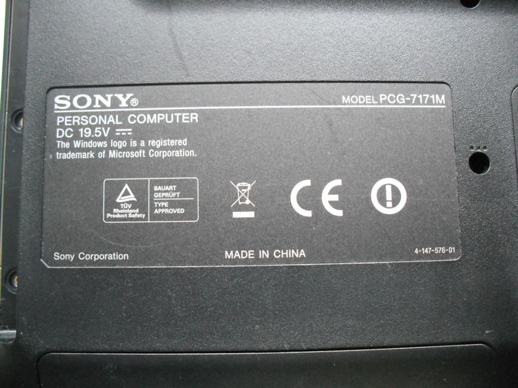 Корпус в сборі для ноутбука SONY PCG-7171M. - фото фото фото 1