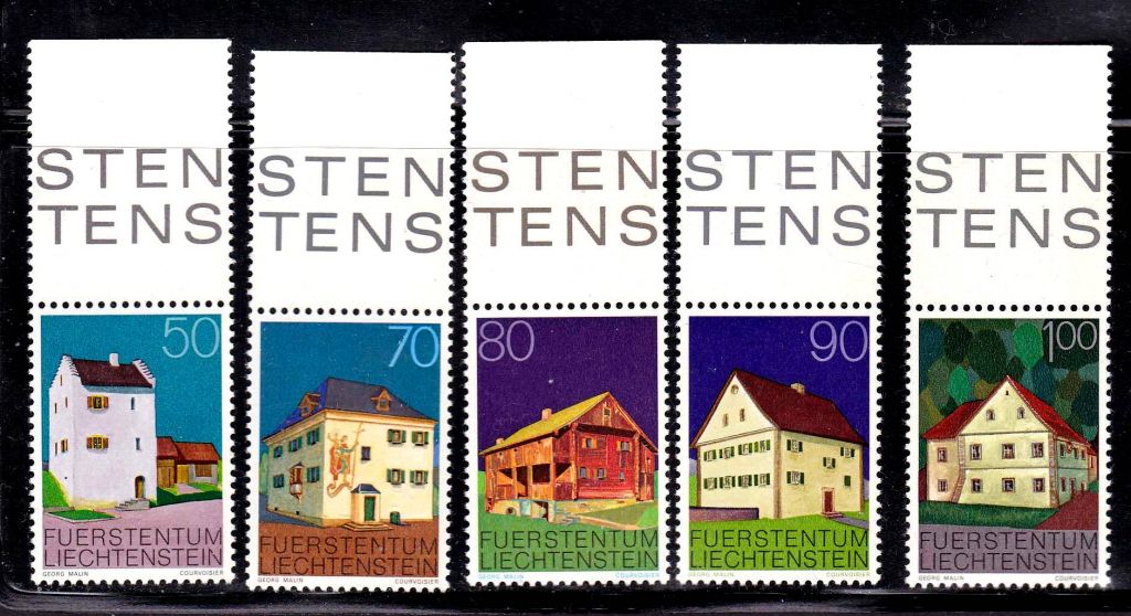 Лихтенштейн 1978 г  MNH - архитектура - фото фото фото 0
